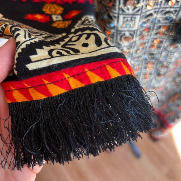 Beautiful beaded sequined Indian Pakistani knee length dress with slits Sz M - Picture 8 of 14